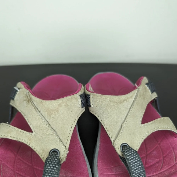 Merrell Women's Azura Air Cushion Flip Flop Sandals Wild Dove Pink Beige - Picture 4 of 8